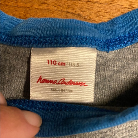 Size 5 Hanna Anderson boys shirts (2) - Picture 5 of 6